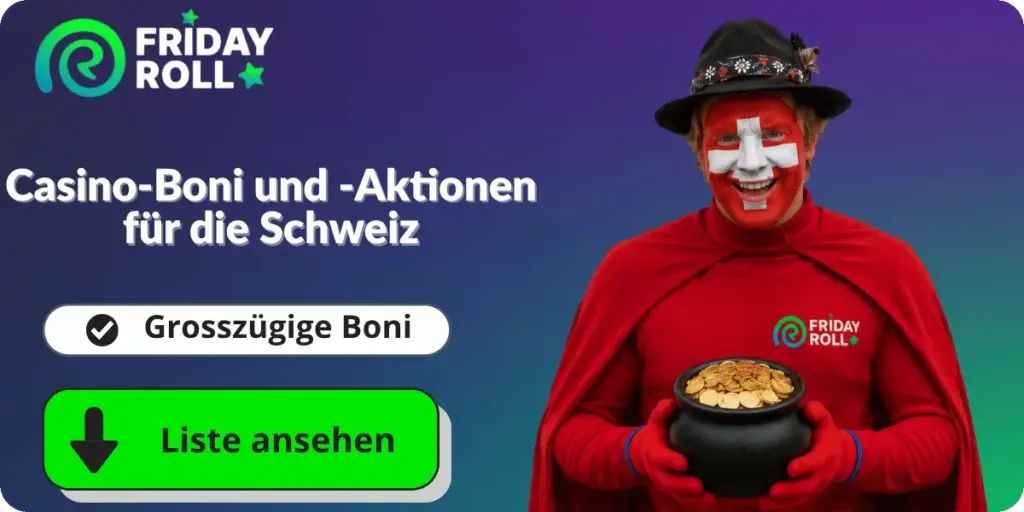 fridayroll bonus Schweiz